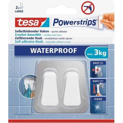 Tesa 59785-00000 Gancho para Toalla Adhesivo Blanco