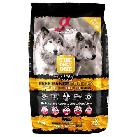 Alpha Spirit L'unico uccello di Corral che cibo per i cani - 3 kg