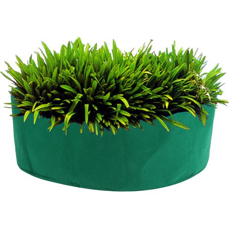 90x30cm Potager surélevé en feutre rond, Sac de culture pour fleurs et légumes, Jardinage durable (1/5)