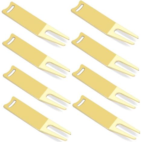 8-Piece Metal Flexing Divot Repair Tool Set, Green Accessory for Lover Supplies