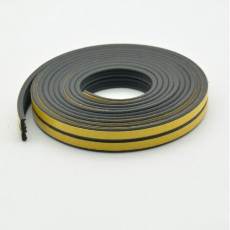 Ruban d'étanchéité pour porte et fenêtre 6M, joint de fenêtre, coupe-vent, isolation thermique, isolation phonique, cadre de porte antivol en verre en -eu (1/5)