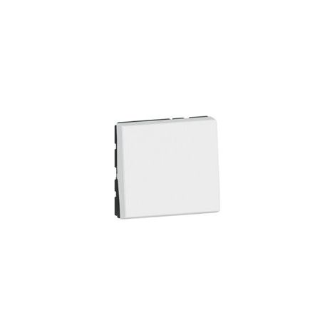 Interruptor Mosaic EasyLed 2 módulos 10AX, blanco