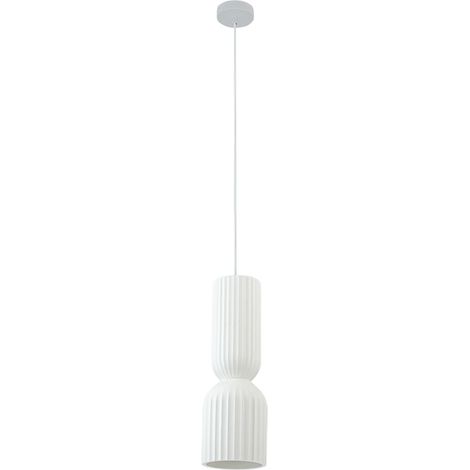 Suspension Luminaire D150 Pour Ampoule LED E27 Blanc ZAMBELIS 2595 - Blanc chaud - 3000K