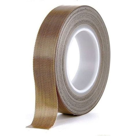 Ruban en téflon (1/2 pouce x 33 pieds x 0,18 mm) Ruban PTFE pour machine à sceller sous vide, scelleuses à impulsion manuelle, ruban adhésif en fibre de verre revêtu de PTFE (1/5)