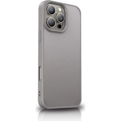 Funda Wozinsky de fibra de carbono con MagSafe para Samsung Galaxy S25+ - Gris (1/4)