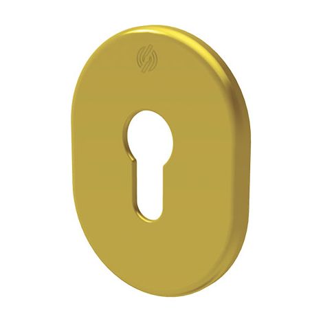 MOSTRINA PORTA BLINDATA 4302 SECUREMME - F.SAGOM OTTONE LUCIDO MM 62X82- 5 pezzi