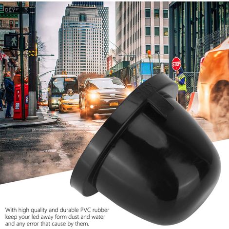 pièces Boîtier de phare LED noir 70 mm avec capuchon étanche à la poussière T70 (1/5)