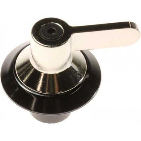 MANOPOLA PIANO COTTURA CUCINA SMEG ARGENTO 694975086 fuoco ORIGINALE