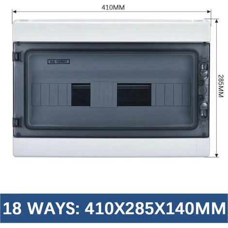 Caja Eléctrica para Exteriores IP65 18 elementos