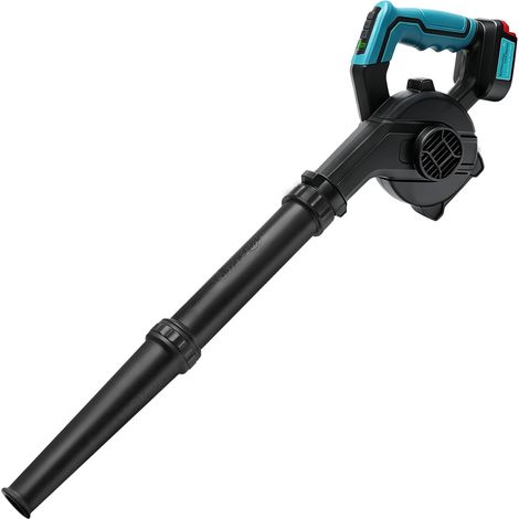 Souffleur à feuilles sans fil compatible avec batterie 18 V  Souffleur électrique pour jardin, entretien de pelouse, feuilles, déneigement de voiture, ordinateur, dépoussiéreur (1/5)