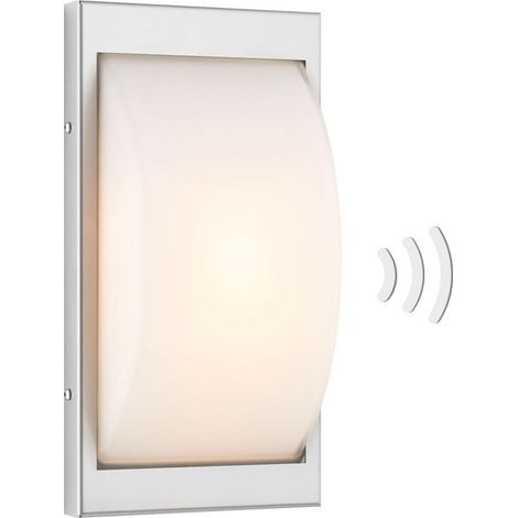 [NEUWERTIG] B-Ware Lcd Led Außenwandleuchte Wandlampe Sensorleuchte Edelstahl 068 Ledsen