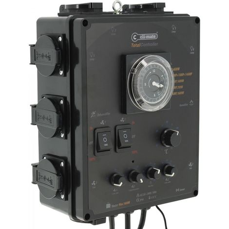 CLI-MATE Total Controller 4x600W + Ventilation/T°/Humidité (1/4)
