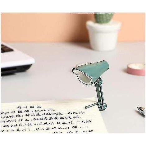 Mini veilleuse pliable et portable, lampe de table magnétique avec protection oculaire (verte)