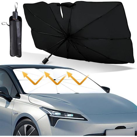Sonnenschutz Frontscheibe Auto 138x78cm, faltbar, UV-Schutz, Hitzeschutz (1/5)