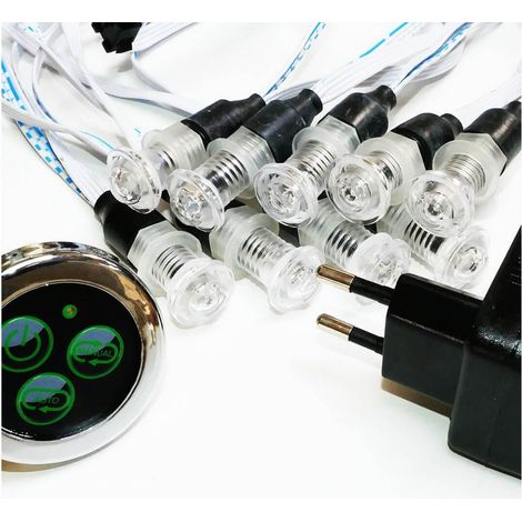 Menge von 9 leuchtet 12V für alle Feuchtgebiete IP68 wasserdicht Farbtherapie 2