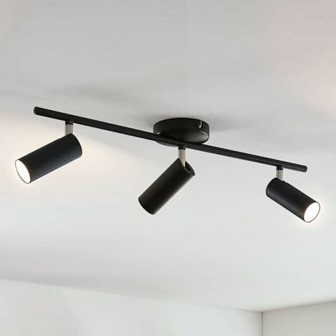 [NEUWERTIG] B-Ware Lindby Deckenleuchte Deckenlampe Led Camille Schwarz Leuchte Lampe Kunststoff197 (1/2)