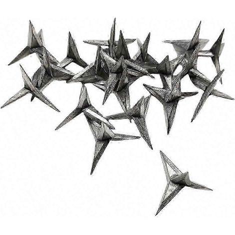 20 clavos triangulares antirrobo para pinchazos de neumáticos, edición de seguridad para automóviles y vehículos 0107