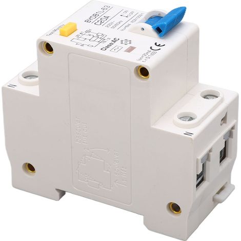 Disjoncteur différentiel 20A 1P+N 230V, protection contre les fuites de courant, boîtier antidéflagrant PA66, interrupteur automatique pour bâtiments résidentiels, sécurité électrique à domicile. (1/5)