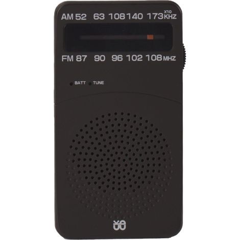 Radio Portable AM FM à Pile, Transistor Radio de Poche avec Antenne Cuivre 42cm, Excellente Réception DSP, Haut-parleur Magnétique et Prise Jack 3.5mm pour Extérieur Sport (1/5)