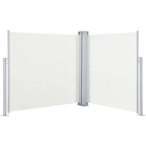 Maison Exclusive - Tenda da Sole Laterale Retrattile Crema 100x600 cm (1/5)