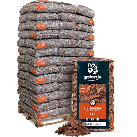 Galamio Rindenmulch Pinie Grob 60l x 39 Sack 2340l (1/5)