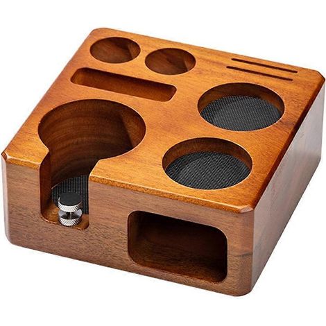 Kaffeetamperstation-Organizer, Kaffeetamperhalter mit Reinigungsbürste für 58-mm-Siebträger, Kaffeewerkzeug-Organizer (1/5)