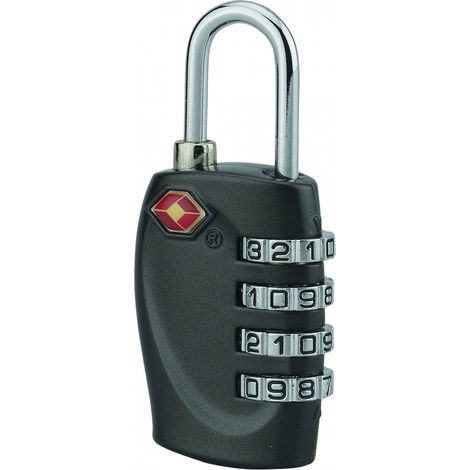 Lucchetto TSA con combinazione a 4 ghiere – THIRARD (1/2)