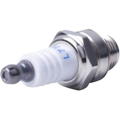 Candele d'accensione compatibili per motosega, tosaerba, motori piccoli, sostitutive, 3 pezzi, equivalente NGK BPMR7A, RCJ6Y, Bosch WSR6F (1/3)