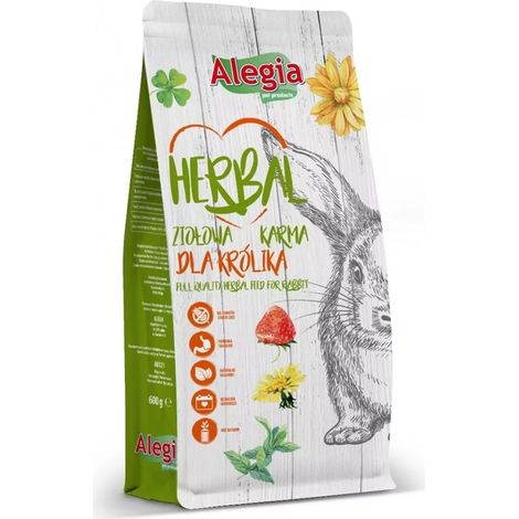 ALEGIA Croquettes pour lapin aux herbes - 600g