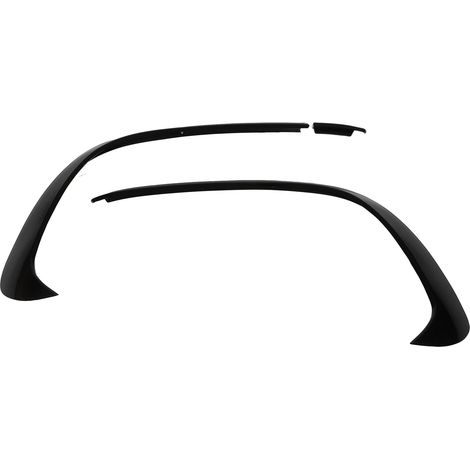 Zoternen Frontstoßstangen-Spoiler, 3 Stück Glänzend Schwarz Frontstoßstangen-Spoiler-Splitter-Zierleisten-Ersatz für A-Klasse W176 AMG Line A45 2015 Bis 2018