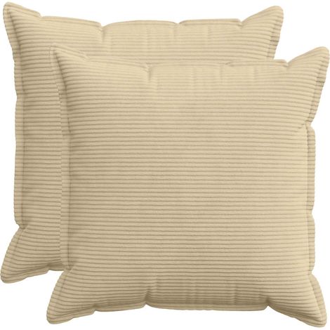 vidaXL Funda de almohada 2 uds. HOUTEN Verde Claro Gris 55 x 55 cm (1/5)