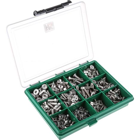 Kit de vis en Acier Inoxydable, 410 pièces, M3, M4, M5, M6 ( Prix pour 1 Kit ) (1/2)
