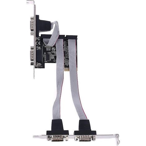 Carte d'extension série PCIe 4 ports 99100, adaptateur/convertisseur RS232 DB9 COM (TXB077) (1/4)