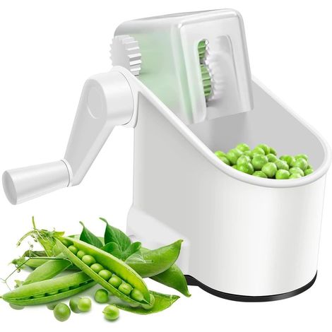 Éplucheur de petits pois manuel multifonction, rouleau séparateur de haricots en plastique, coquilleur portatif, outil facile à utiliser pour légumineuses