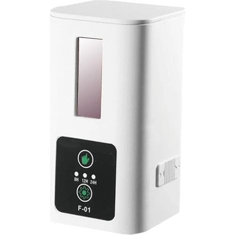 Automatischer Fischfutterspender mit Display, Steuerung, abnehmbarem Spender, Uhr und Timer für Aquarium und Teich, ideal für den Urlaub im Freien. (1/5)