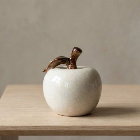 Ceramic Apple Decorative Ornament (1/2)