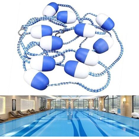 Applicable Corde de séparation de piscine de 5 m - Corde flottante - Boules de 7 cm - Pour marquer les limites dans les piscines (1/5)