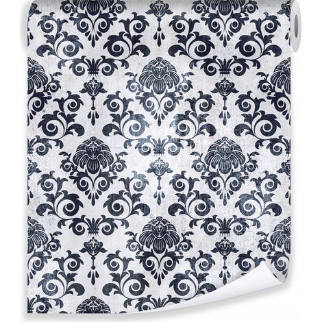 Papier peint ornement style glamour déco murale salon – rouleau 0,5 x 10 m intissé Wallarena (1/3)