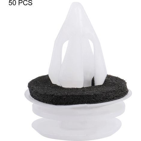 Clips De Fixation Pour Panneau De Porte - Plastique Blanc - Compatible BMW Et Mini Cooper - Lot De 50 Pièces (1/5)
