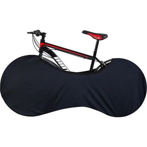Housse de vélo noire réutilisable pour la plupart des vélos. (1/5)