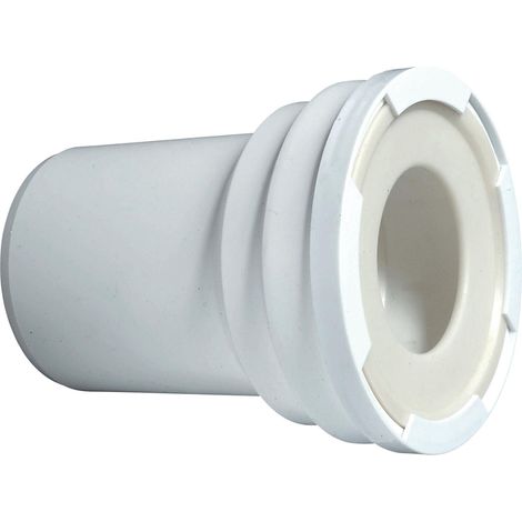 Wirquin – Pipe WC courte droite mâle D100 mm – À coller pour évacuation rapide – Installation facile pour bâti-supports (1/4)