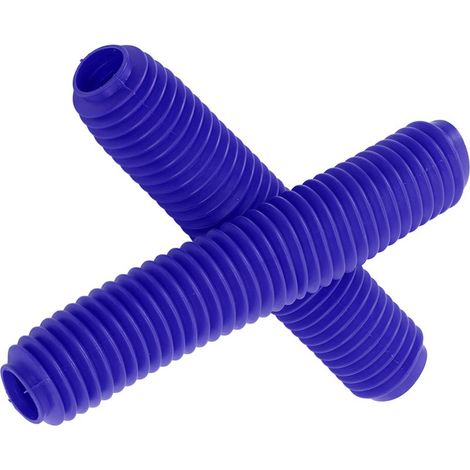 Jeffergarden Paire de cache-poussière d'amortisseur de fourche avant de moto, pièces de rechange adaptées à Suzuki RM125 DR250 DRZ400 400 bleu