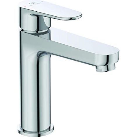 Ideal Standard - Tyria Miscelatore lavabo per bagno, Cromato, Con piletta in metallo, BC159AA (1/2)