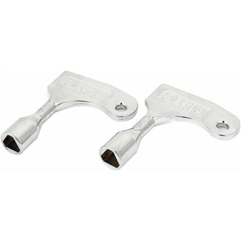 Set of 2 triangle keys for quick emergency opening of elevators, for 9 mm lock (1/3)