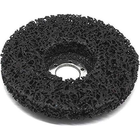 YMYNY Lot de 5 disques de nettoyage, diamètre : 125 mm, dsque CSD, noir, très grand, pour meuleuse d'angle(M22) (1/4)