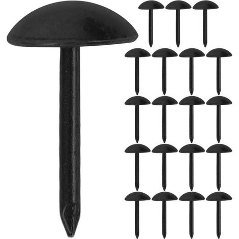 100 Clous DéCoratifs Vintage Pour Meubles Tapissier Clous De RevêTement À TêTe Ronde Pour CanapéS Portes Et DéCoration Murale (1/5)