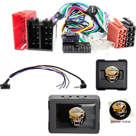 Interface Commande au volant AD8U - ADNAuto - compatible avec Audi 99-09 Ampli - Voir liste