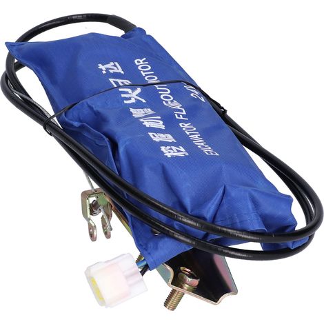 Électrovanne d'arrêt moteur électrique pour pièces de moteur de pelle SY, 1,8 mètre, 24 V (1/5)