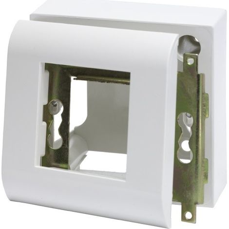 2-moduliges Aufputzgehäuse für 45x45 Zubehörteile (1/5)