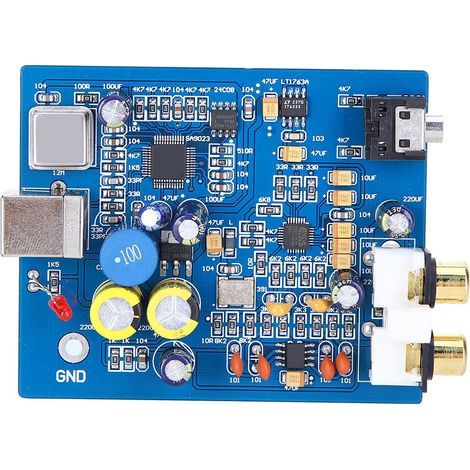 Audioverstärker-Decoderplatine, Zubehörmodul, 24 Bit, 96 kHz Abtastrate, SA9023, USB